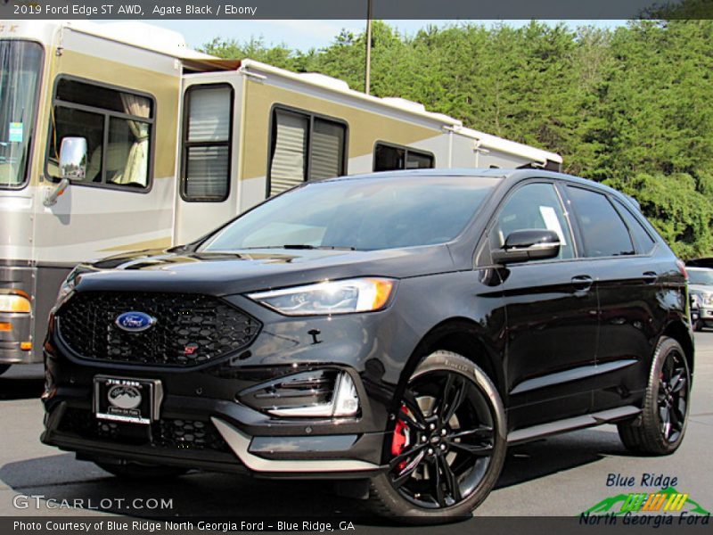 Agate Black / Ebony 2019 Ford Edge ST AWD