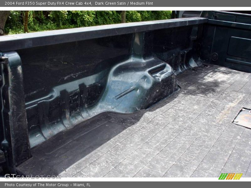 Dark Green Satin / Medium Flint 2004 Ford F350 Super Duty FX4 Crew Cab 4x4