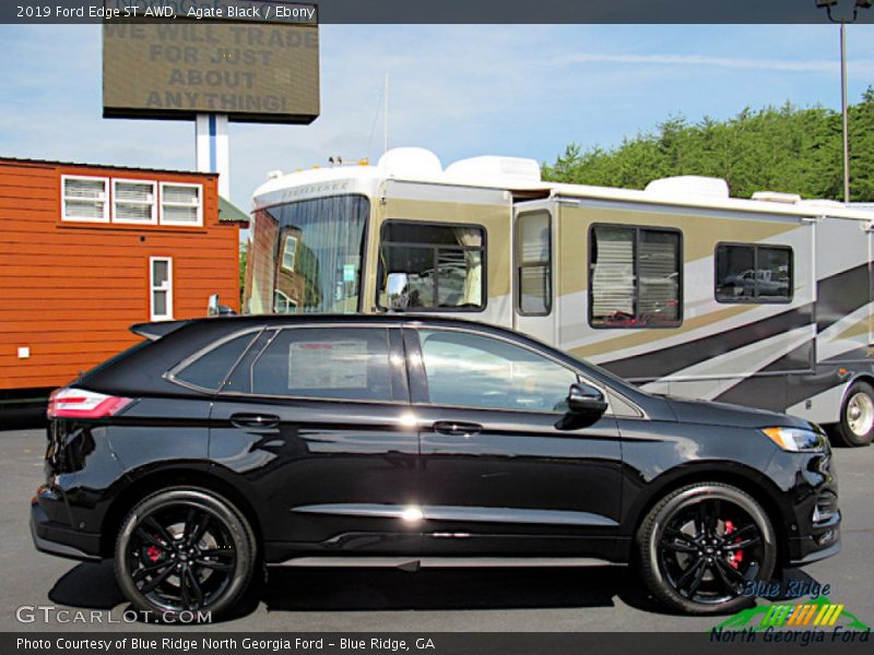 Agate Black / Ebony 2019 Ford Edge ST AWD