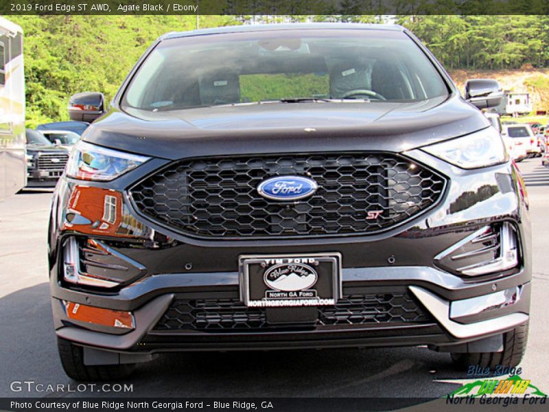 Agate Black / Ebony 2019 Ford Edge ST AWD