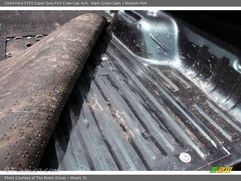 Dark Green Satin / Medium Flint 2004 Ford F350 Super Duty FX4 Crew Cab 4x4