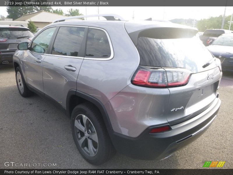 Billet Silver Metallic / Black 2019 Jeep Cherokee Limited 4x4