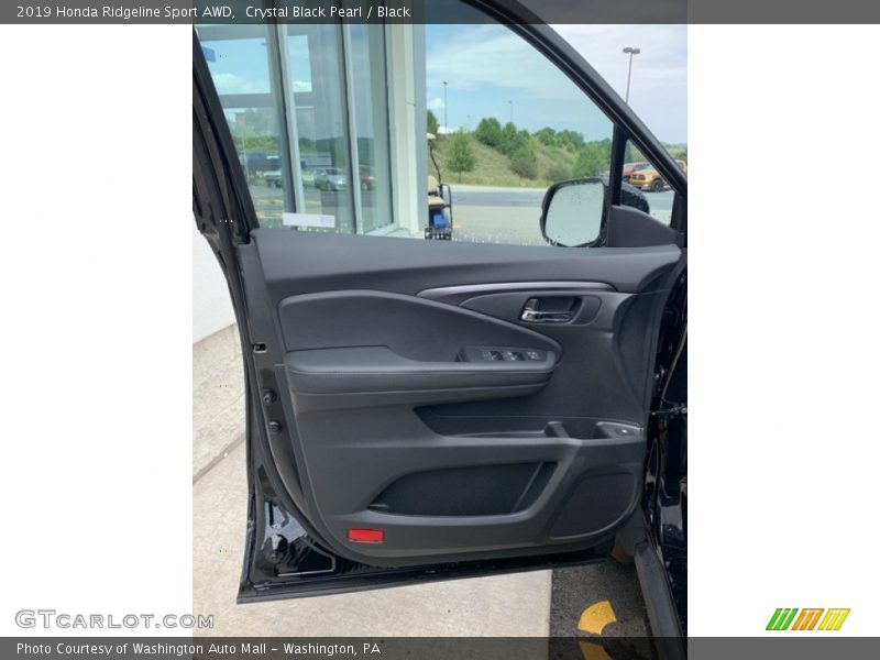Crystal Black Pearl / Black 2019 Honda Ridgeline Sport AWD