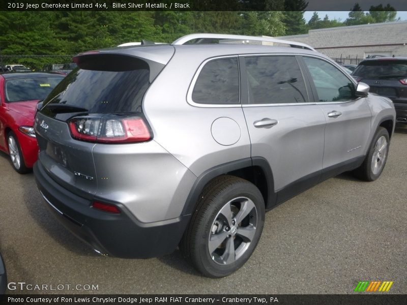 Billet Silver Metallic / Black 2019 Jeep Cherokee Limited 4x4