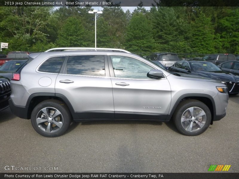 Billet Silver Metallic / Black 2019 Jeep Cherokee Limited 4x4