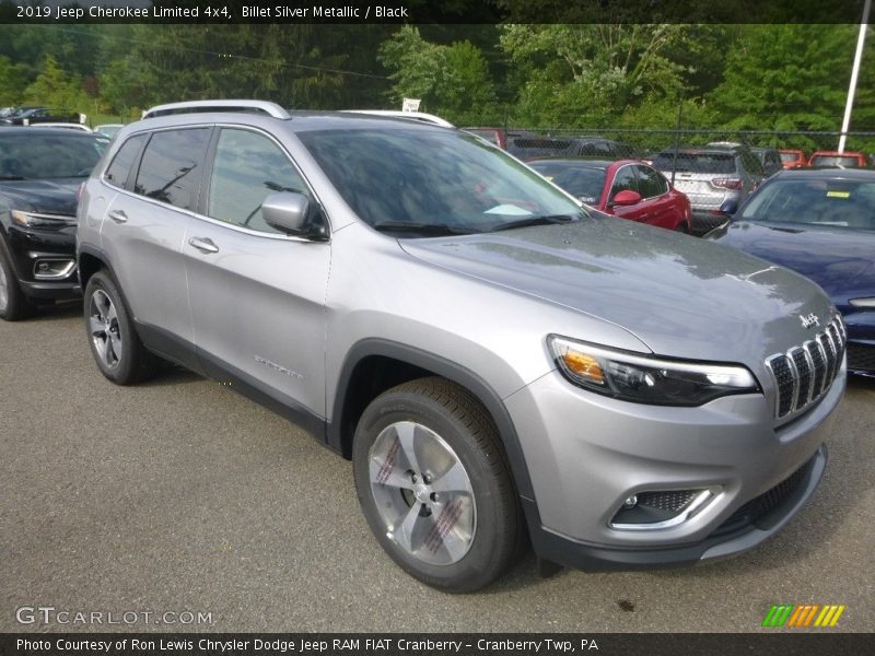 Billet Silver Metallic / Black 2019 Jeep Cherokee Limited 4x4