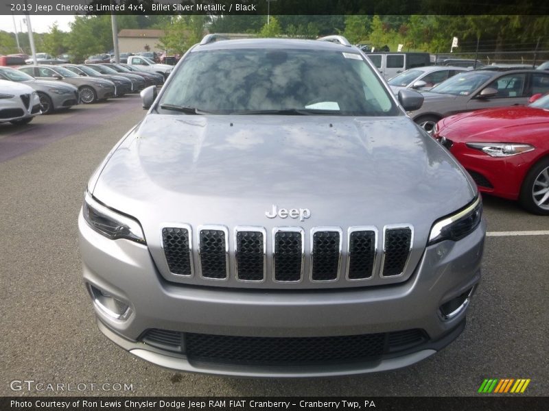 Billet Silver Metallic / Black 2019 Jeep Cherokee Limited 4x4