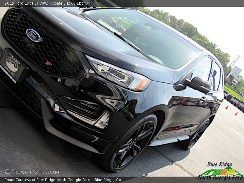 Agate Black / Ebony 2019 Ford Edge ST AWD