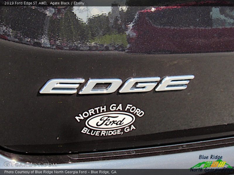 Agate Black / Ebony 2019 Ford Edge ST AWD