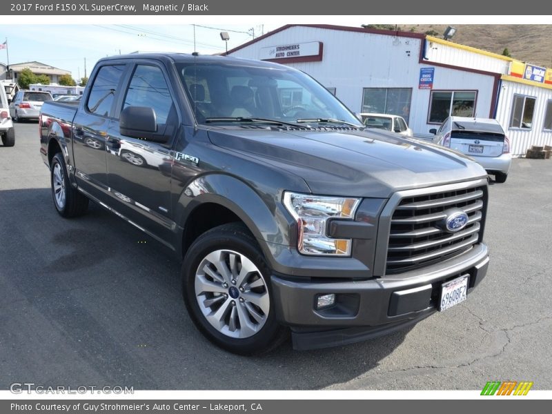 Magnetic / Black 2017 Ford F150 XL SuperCrew