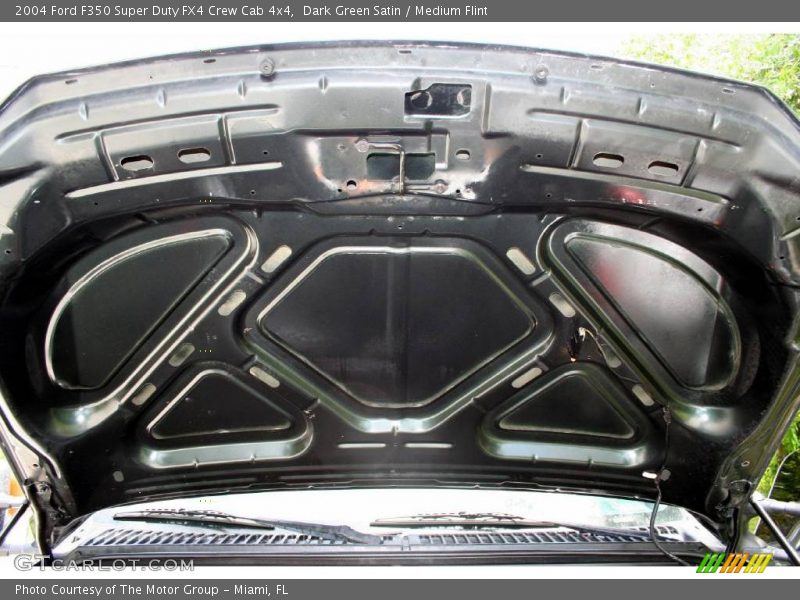 Dark Green Satin / Medium Flint 2004 Ford F350 Super Duty FX4 Crew Cab 4x4