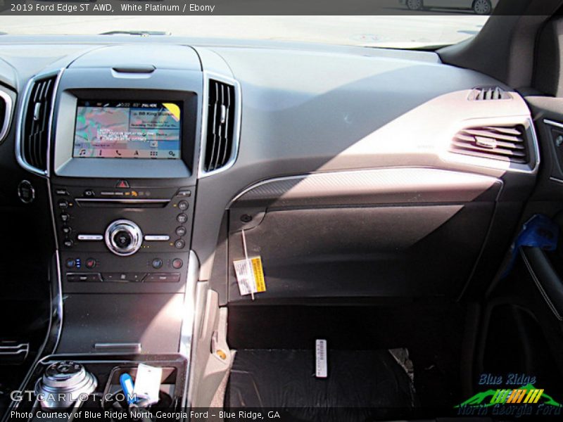 White Platinum / Ebony 2019 Ford Edge ST AWD