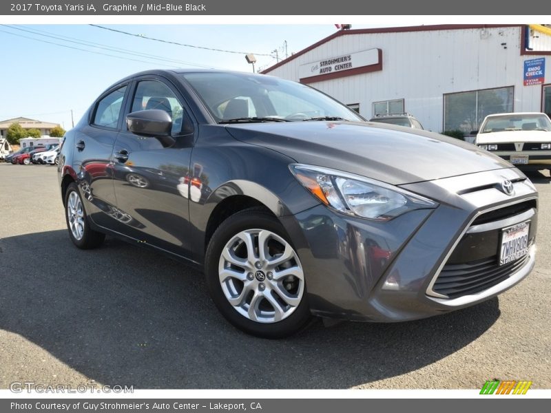 Graphite / Mid-Blue Black 2017 Toyota Yaris iA