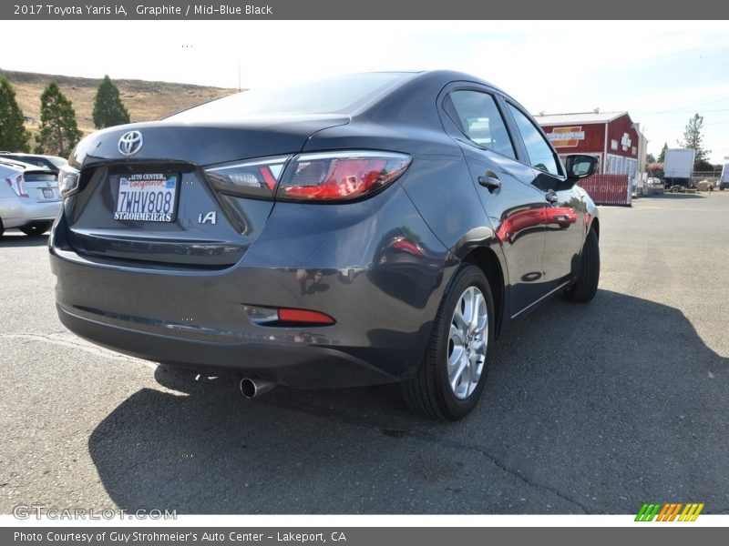 Graphite / Mid-Blue Black 2017 Toyota Yaris iA
