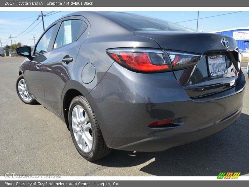 Graphite / Mid-Blue Black 2017 Toyota Yaris iA