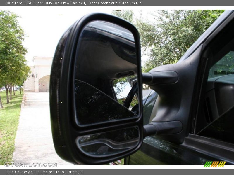 Dark Green Satin / Medium Flint 2004 Ford F350 Super Duty FX4 Crew Cab 4x4