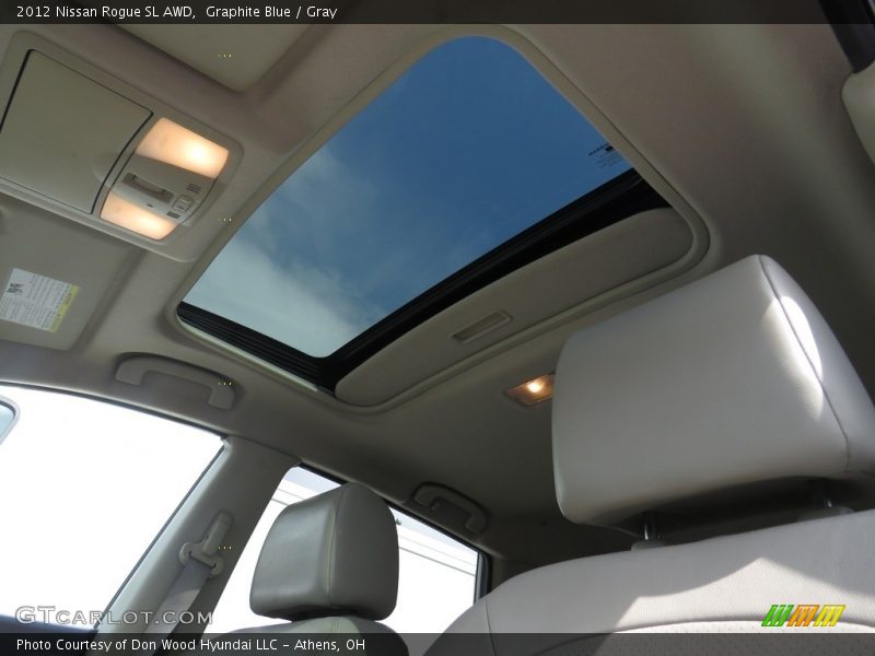 Graphite Blue / Gray 2012 Nissan Rogue SL AWD