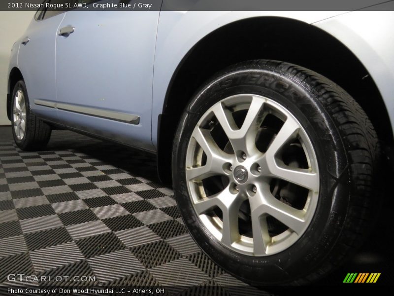 Graphite Blue / Gray 2012 Nissan Rogue SL AWD