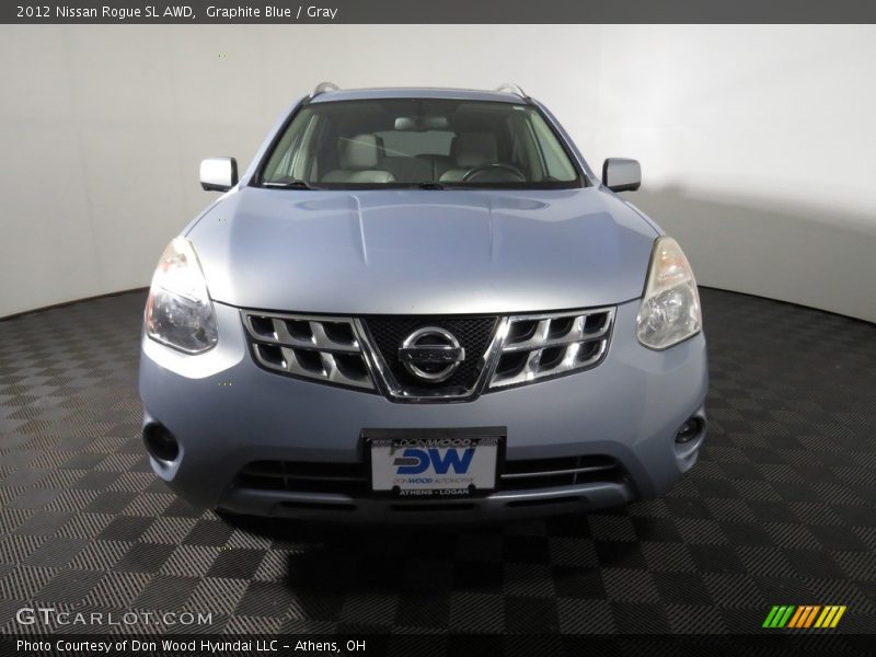 Graphite Blue / Gray 2012 Nissan Rogue SL AWD