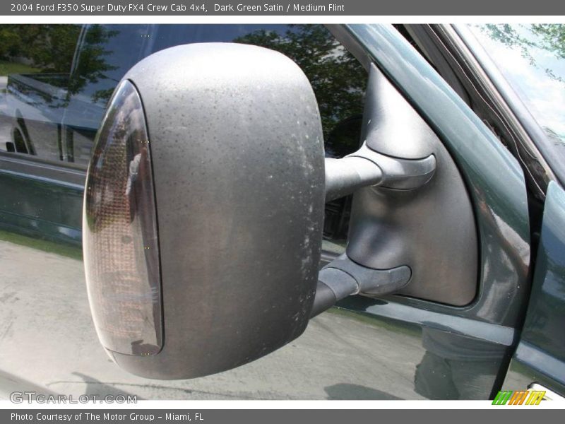 Dark Green Satin / Medium Flint 2004 Ford F350 Super Duty FX4 Crew Cab 4x4