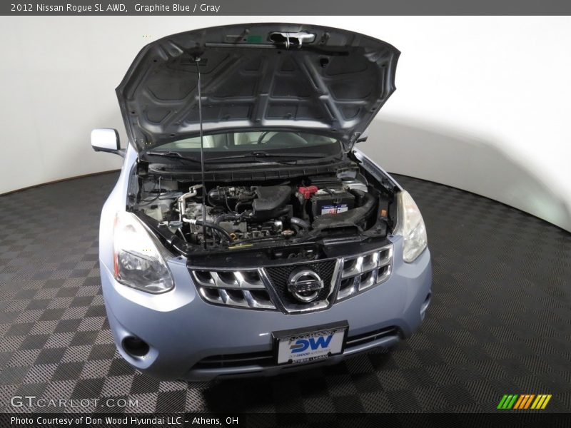 Graphite Blue / Gray 2012 Nissan Rogue SL AWD
