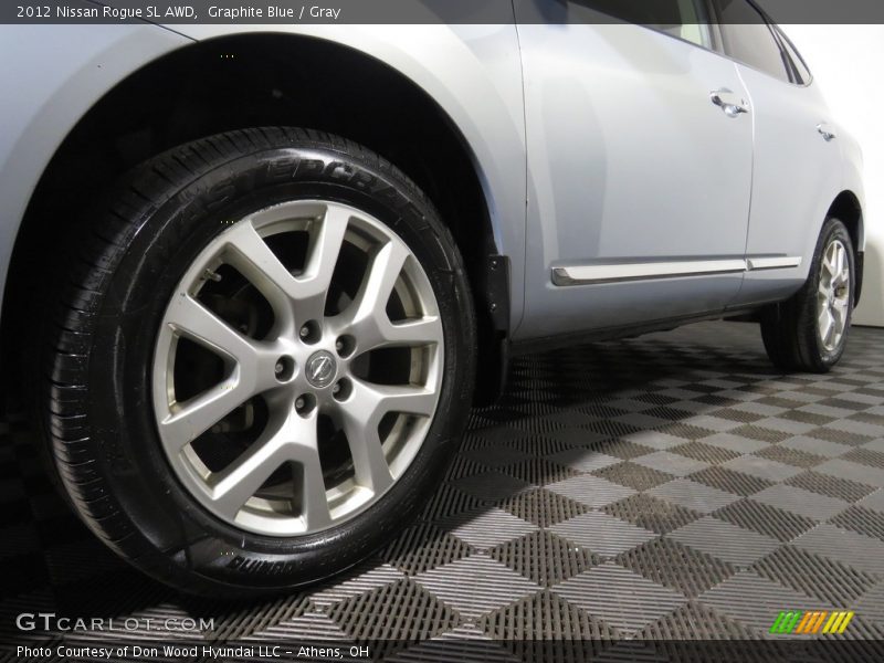 Graphite Blue / Gray 2012 Nissan Rogue SL AWD