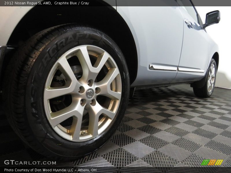 Graphite Blue / Gray 2012 Nissan Rogue SL AWD