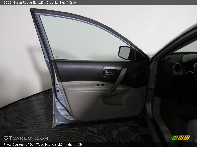 Graphite Blue / Gray 2012 Nissan Rogue SL AWD