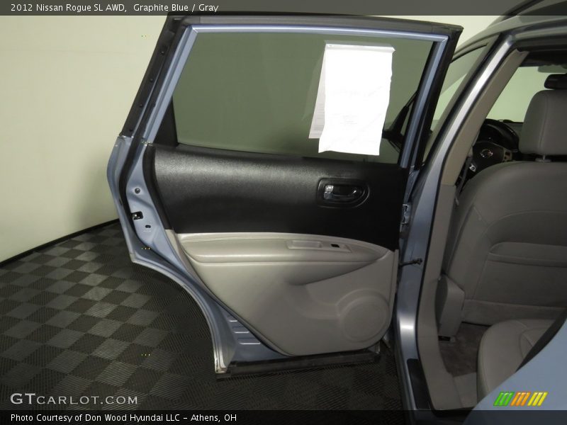 Graphite Blue / Gray 2012 Nissan Rogue SL AWD