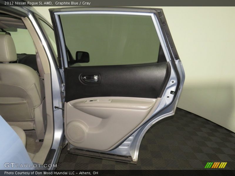 Graphite Blue / Gray 2012 Nissan Rogue SL AWD