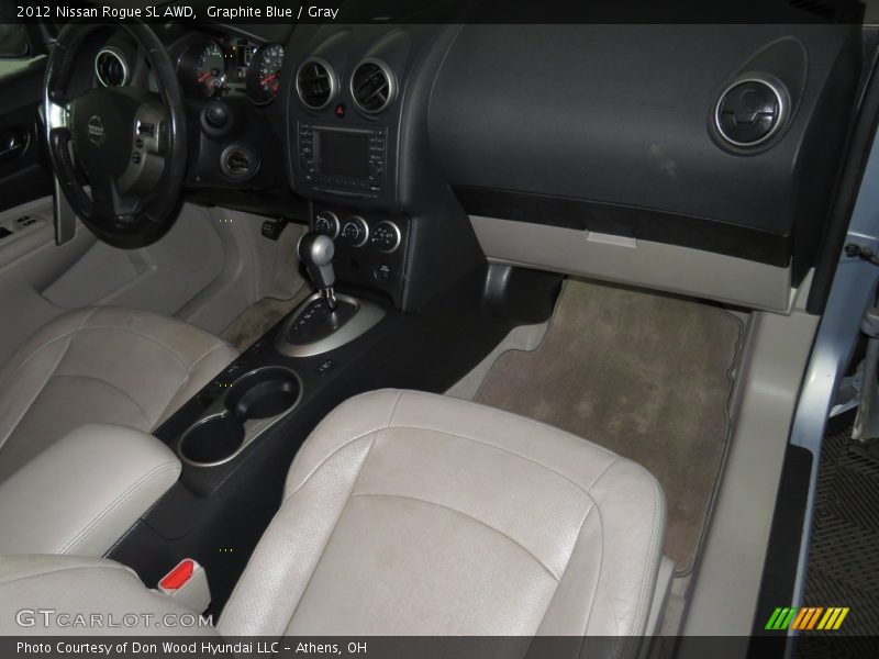 Graphite Blue / Gray 2012 Nissan Rogue SL AWD