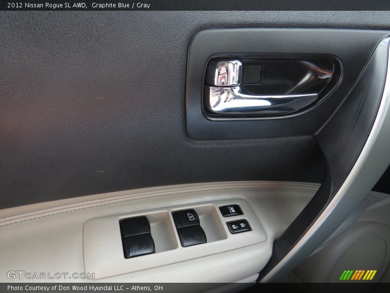 Graphite Blue / Gray 2012 Nissan Rogue SL AWD