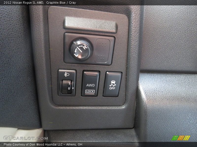 Graphite Blue / Gray 2012 Nissan Rogue SL AWD
