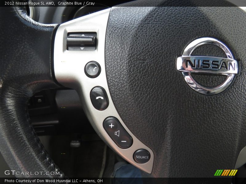 Graphite Blue / Gray 2012 Nissan Rogue SL AWD