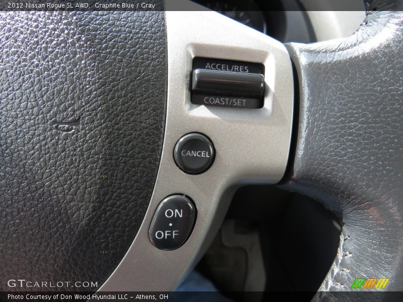 Graphite Blue / Gray 2012 Nissan Rogue SL AWD