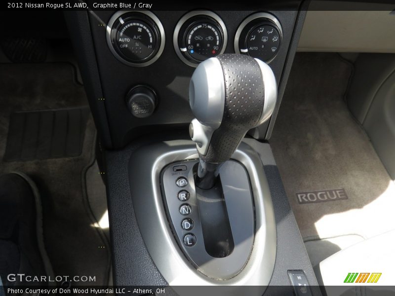 Graphite Blue / Gray 2012 Nissan Rogue SL AWD