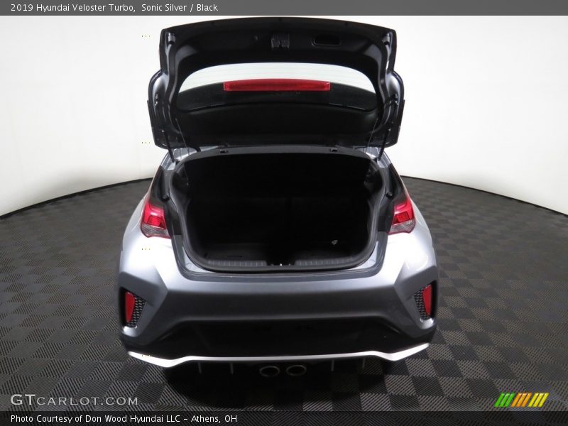 Sonic Silver / Black 2019 Hyundai Veloster Turbo