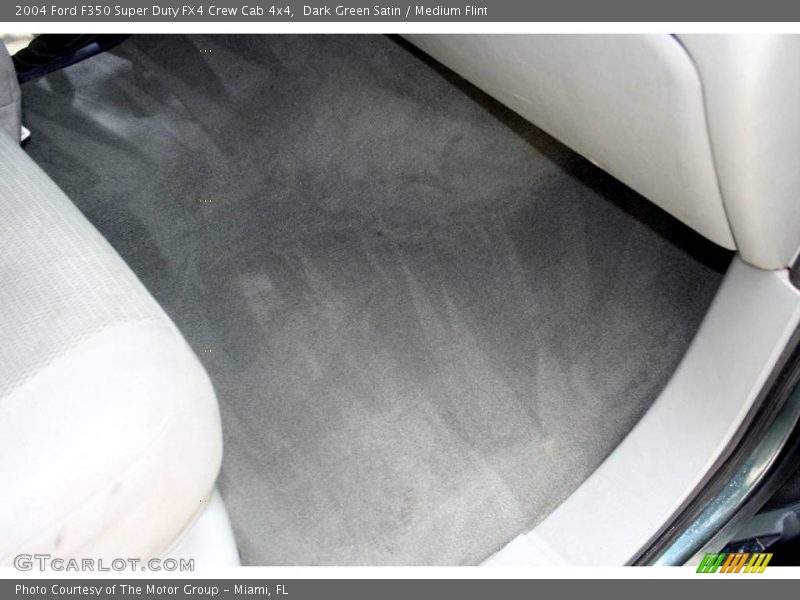 Dark Green Satin / Medium Flint 2004 Ford F350 Super Duty FX4 Crew Cab 4x4