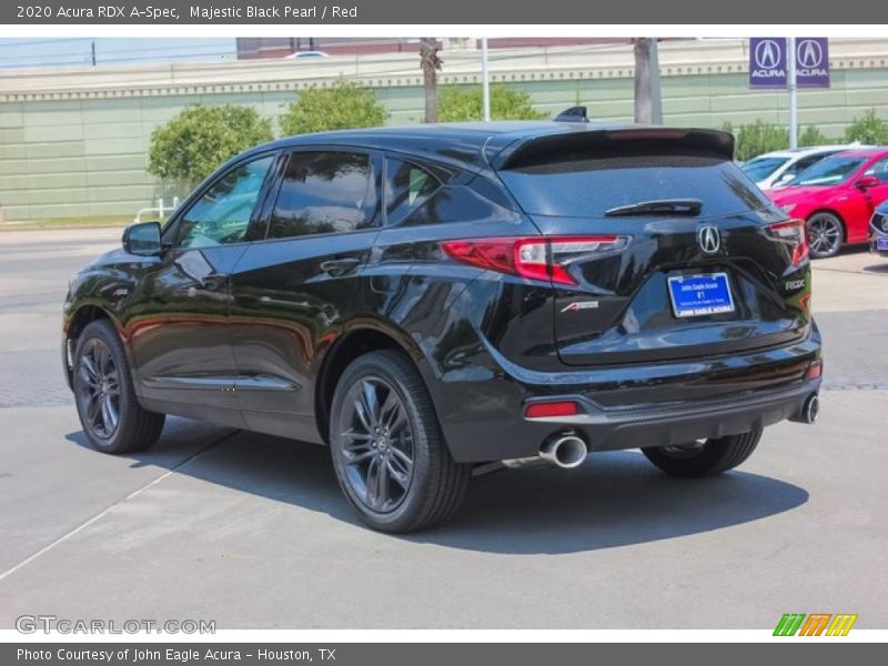 Majestic Black Pearl / Red 2020 Acura RDX A-Spec