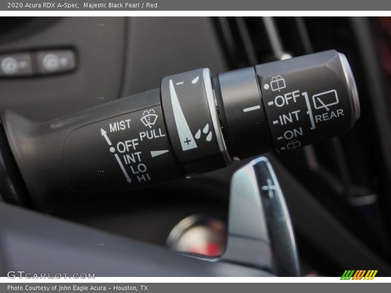 Controls of 2020 RDX A-Spec