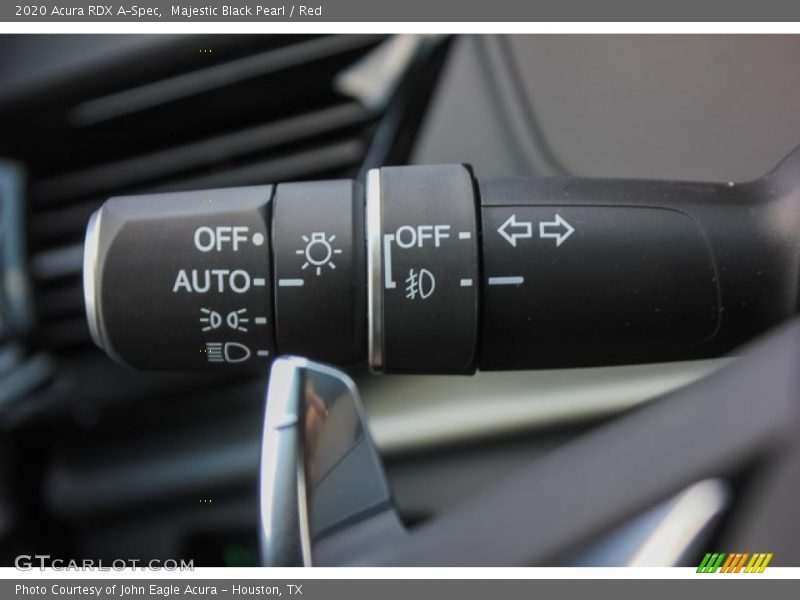 Controls of 2020 RDX A-Spec