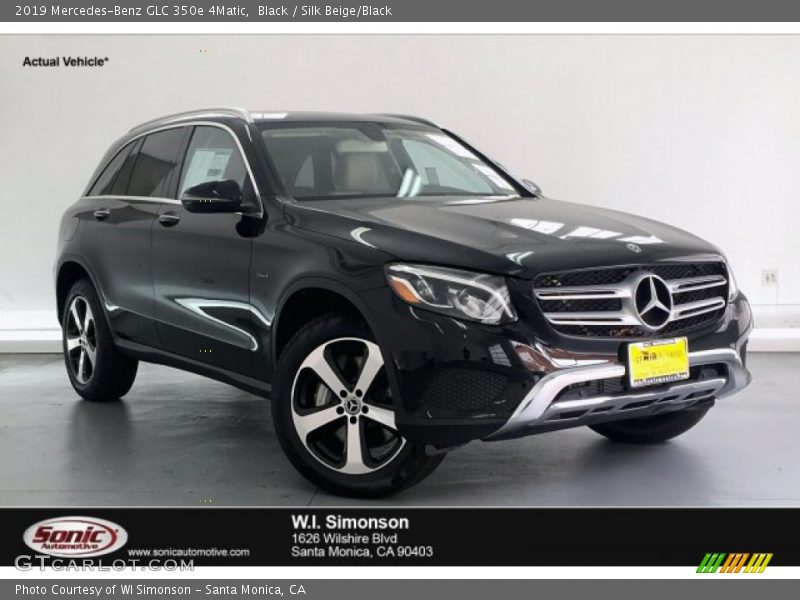 Black / Silk Beige/Black 2019 Mercedes-Benz GLC 350e 4Matic