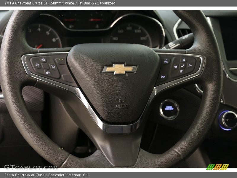 Summit White / Jet Black/­Galvanized 2019 Chevrolet Cruze LT