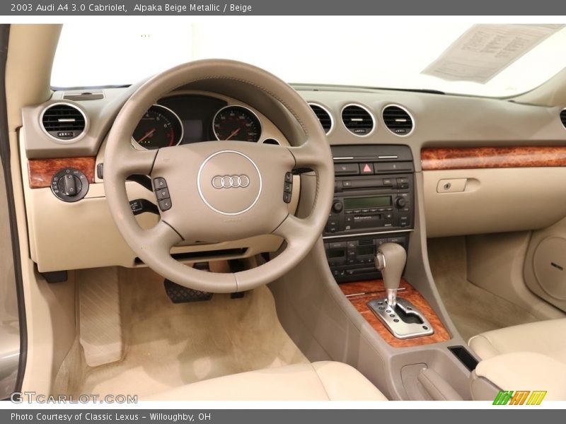 Alpaka Beige Metallic / Beige 2003 Audi A4 3.0 Cabriolet