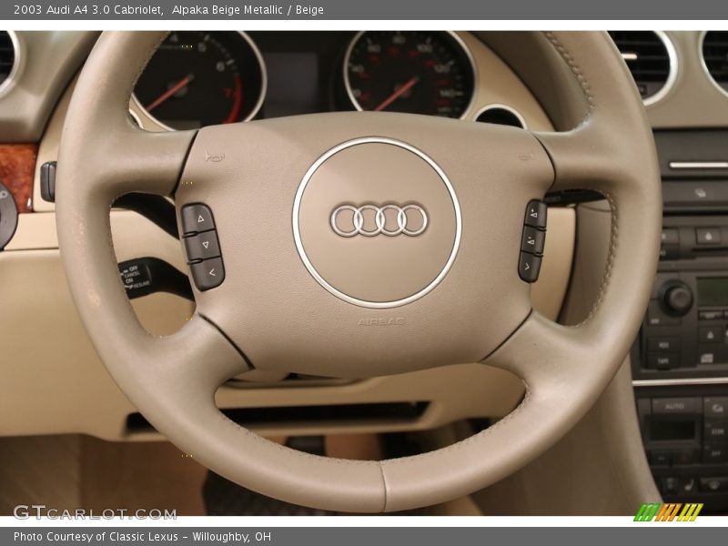 Alpaka Beige Metallic / Beige 2003 Audi A4 3.0 Cabriolet
