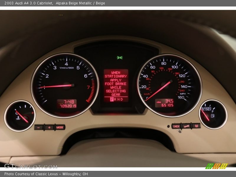 Alpaka Beige Metallic / Beige 2003 Audi A4 3.0 Cabriolet