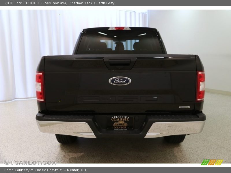 Shadow Black / Earth Gray 2018 Ford F150 XLT SuperCrew 4x4