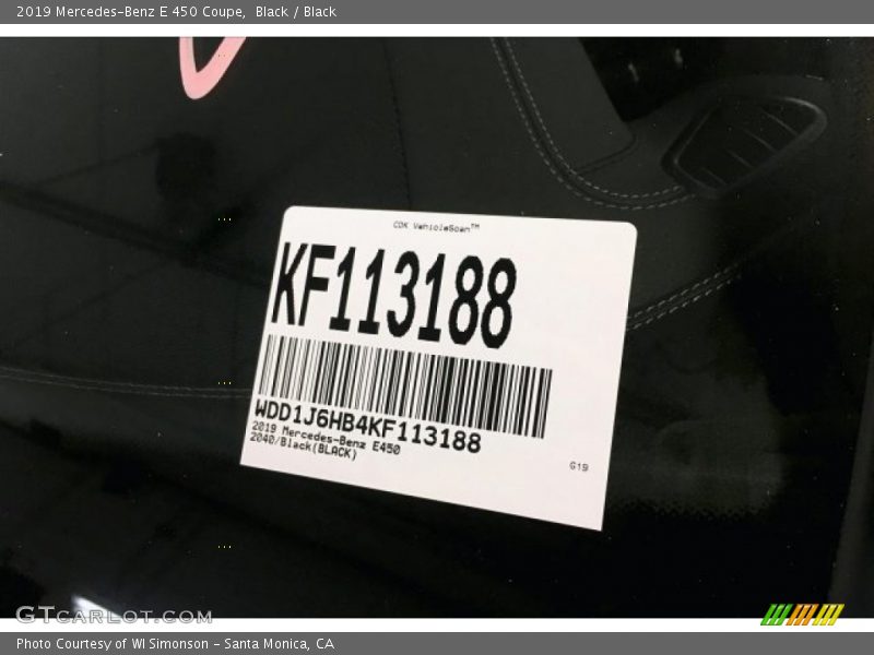 Black / Black 2019 Mercedes-Benz E 450 Coupe