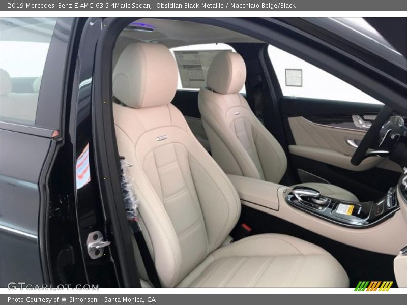 Obsidian Black Metallic / Macchiato Beige/Black 2019 Mercedes-Benz E AMG 63 S 4Matic Sedan