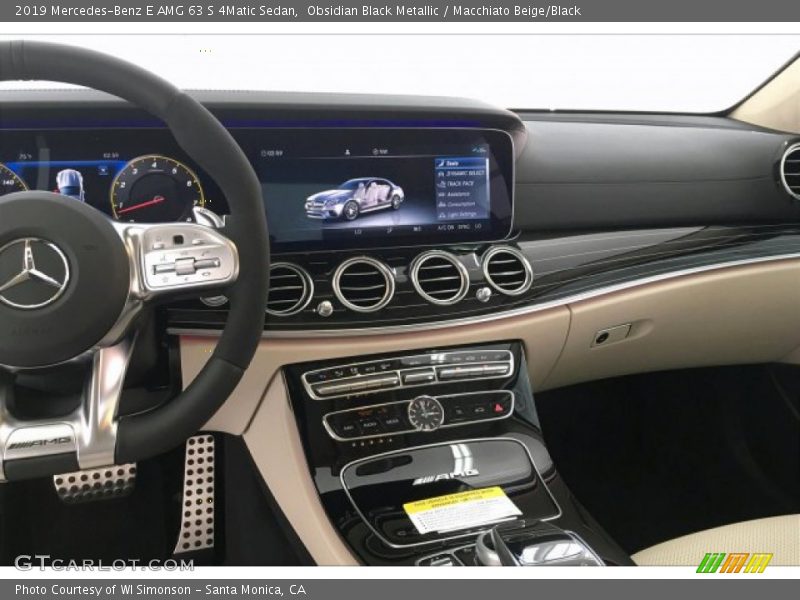 Obsidian Black Metallic / Macchiato Beige/Black 2019 Mercedes-Benz E AMG 63 S 4Matic Sedan